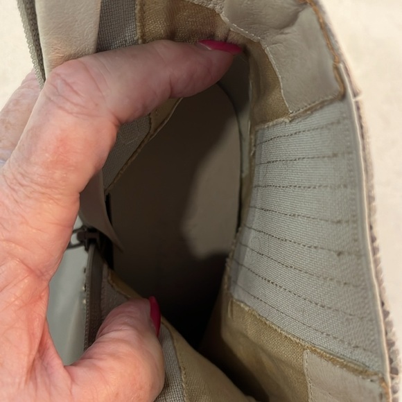 Coconuts Eliza Ankle Boots 6.5 Vegan Cream Studded Zip Sides Soft Clean EUC - Picture 8 of 12